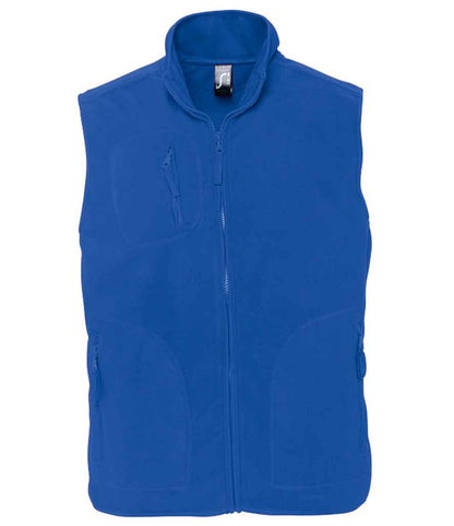 SOL'S SOL'S Unisex Norway Fleece Bodywarmer - Royal Blue (51000)