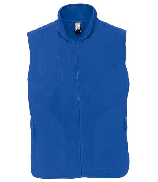 SOL'S SOL'S Unisex Norway Fleece Bodywarmer - Royal Blue (51000)