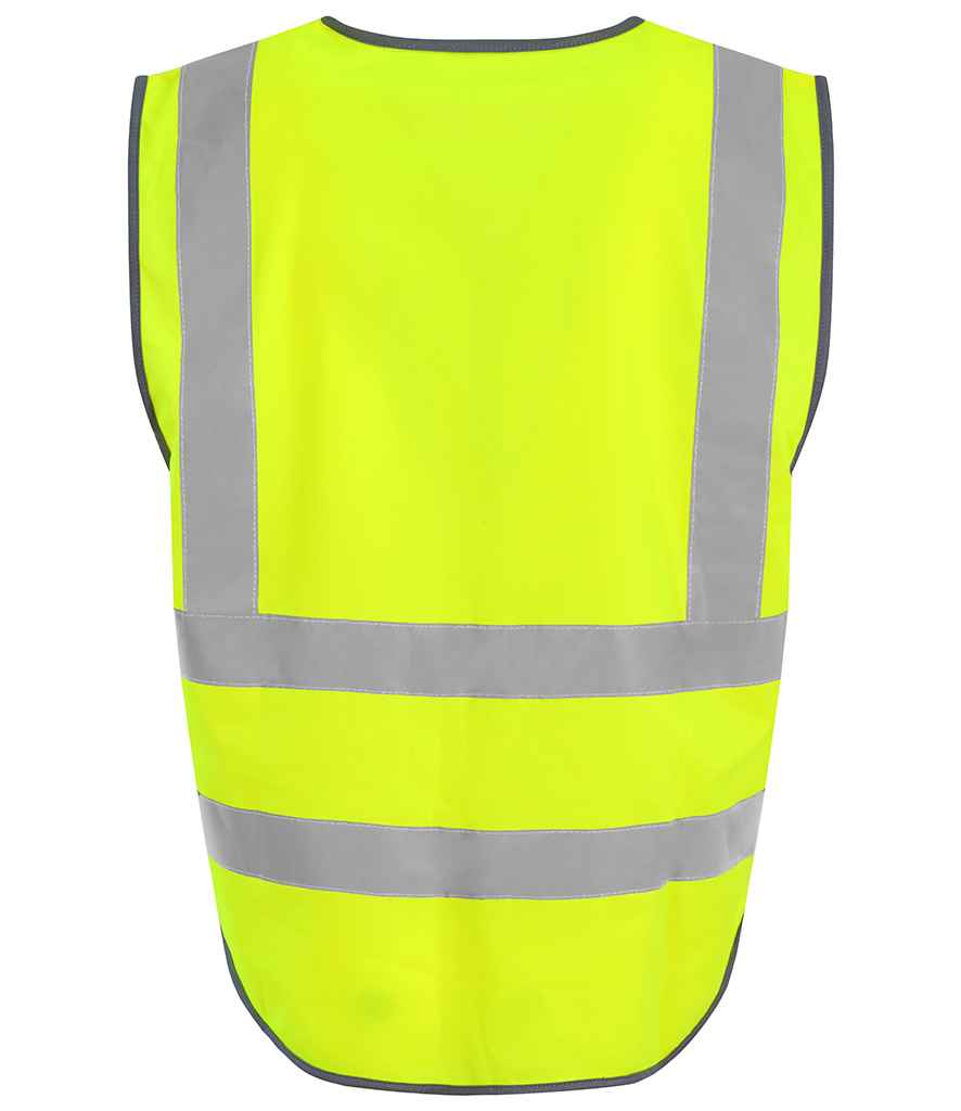 Pro RTX High Visibility Executive Waistcoat - Yellow - back