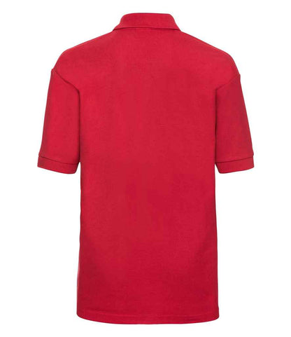 Russell Schoolgear Kids Poly/Cotton Piqué Polo Shirt - Bright Red (539B)