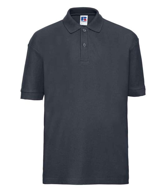 Russell Schoolgear Kids Poly/Cotton Piqué Polo Shirt - French Navy (539B)