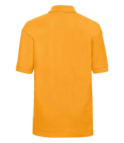 Russell Schoolgear Kids Poly/Cotton Piqué Polo Shirt - Gold (539B)