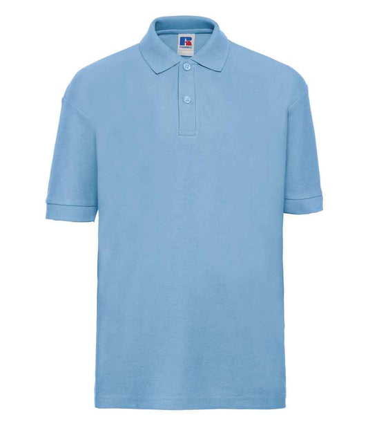 Russell Schoolgear Kids Poly/Cotton Piqué Polo Shirt - Sky Blue (539B)