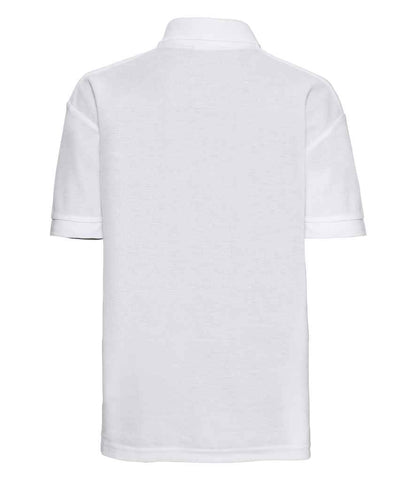 Russell Schoolgear Kids Poly/Cotton Piqué Polo Shirt - White (539B)