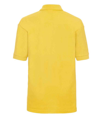 Russell Schoolgear Kids Poly/Cotton Piqué Polo Shirt - Yellow (539B)