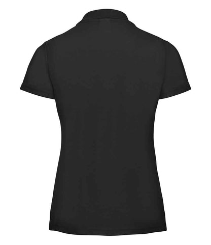 Russell Ladies Classic Poly/Cotton Piqué Polo Shirt - Black (539F)