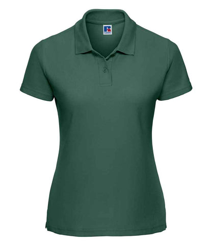 Russell Ladies Classic Poly/Cotton Piqué Polo Shirt - Bottle Green (539F)