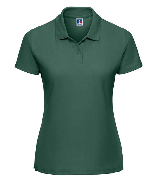 Russell Ladies Classic Poly/Cotton Piqué Polo Shirt - Bottle Green (539F)
