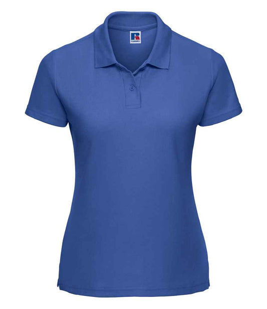 Russell Ladies Classic Poly/Cotton Piqué Polo Shirt - Bright Royal (539F)