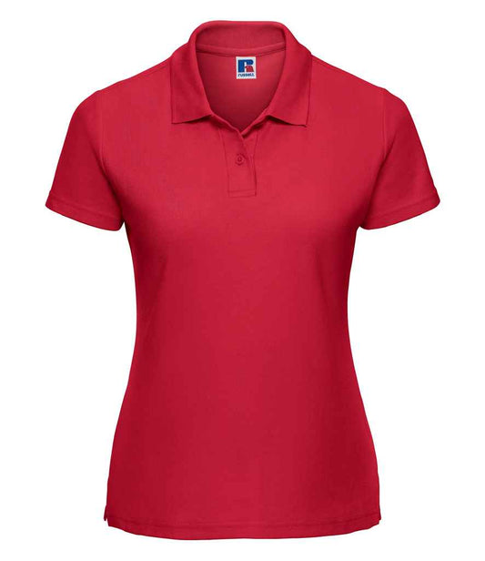 Russell Ladies Classic Poly/Cotton Piqué Polo Shirt - Classic Red (539F)