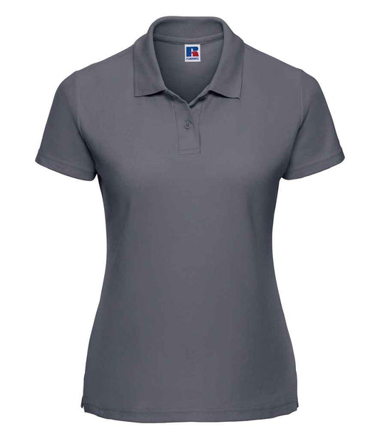 Russell Ladies Classic Poly/Cotton Piqué Polo Shirt - Convoy Grey (539F)