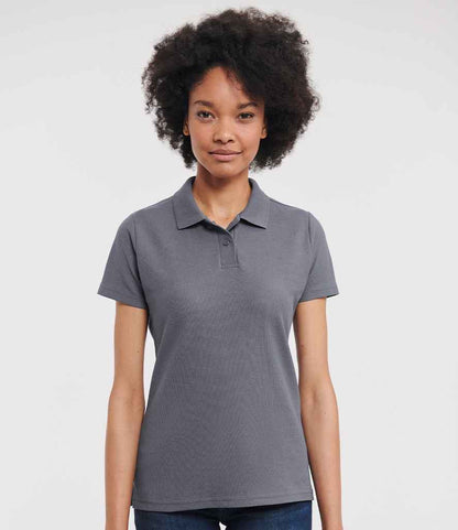Russell Ladies Classic Poly/Cotton Piqué Polo Shirt - Convoy Grey (539F)
