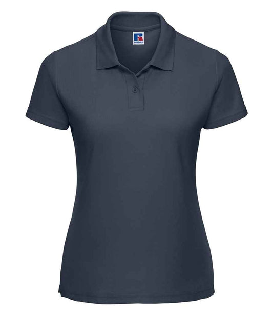 Russell Ladies Classic Poly/Cotton Piqué Polo Shirt - French Navy (539F)