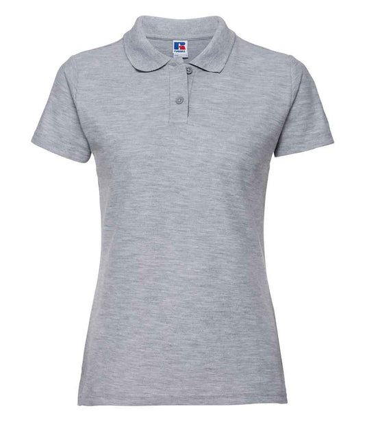 Russell Ladies Classic Poly/Cotton Piqué Polo Shirt - Light Oxford (539F)