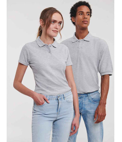 Russell Ladies Classic Poly/Cotton Piqué Polo Shirt - Light Oxford (539F)