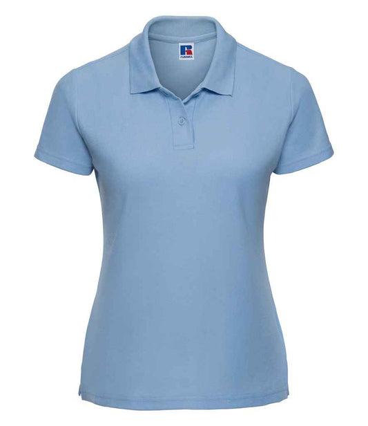 Russell Ladies Classic Poly/Cotton Piqué Polo Shirt - Sky Blue (539F)