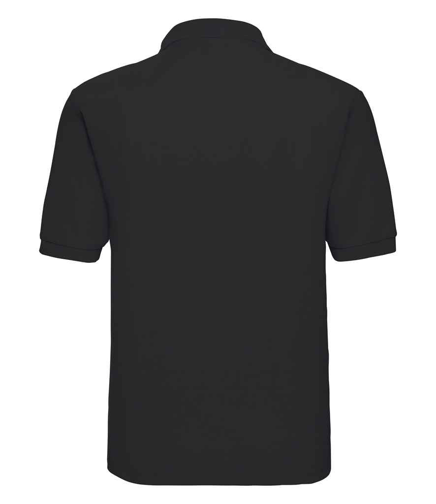 Russell Poly/Cotton Piqué Polo Shirt - Black (539M)