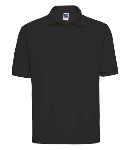 Russell Poly/Cotton Piqué Polo Shirt - Black (539M)