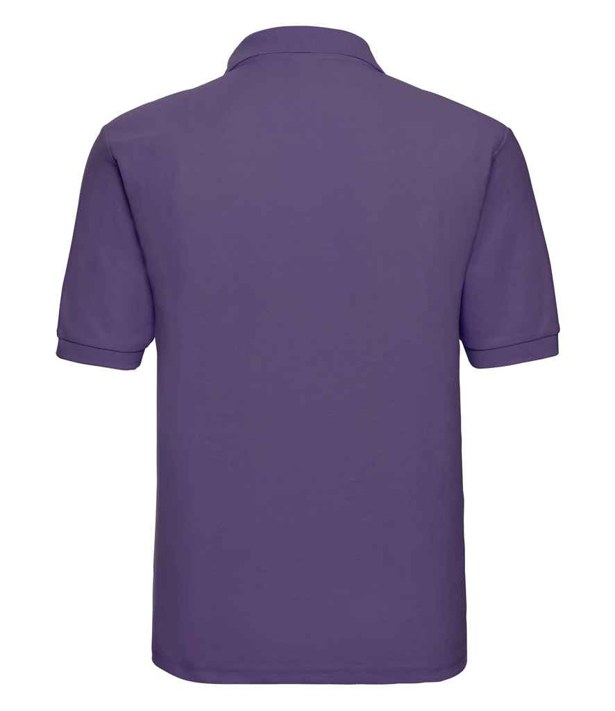 Russell Poly/Cotton Piqué Polo Shirt - Purple (539M)