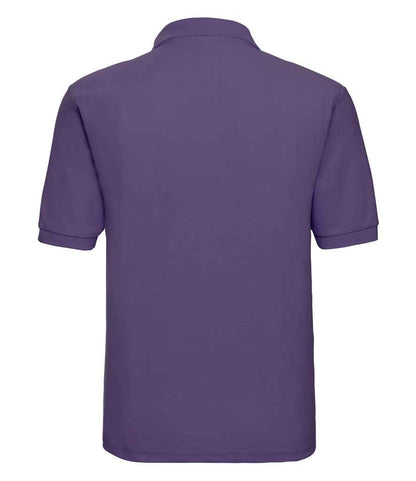 Russell Poly/Cotton Piqué Polo Shirt - Purple (539M)