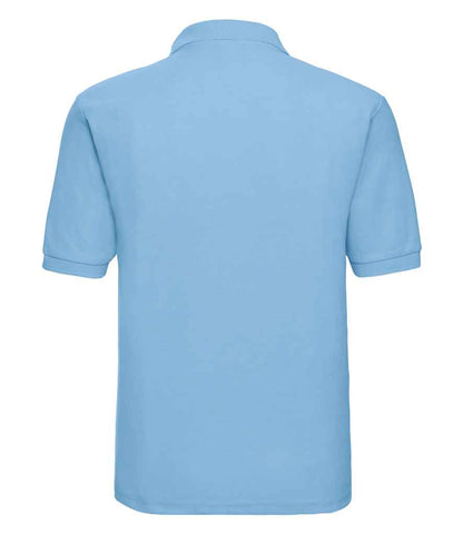 Russell Poly/Cotton Piqué Polo Shirt - Sky Blue (539M)