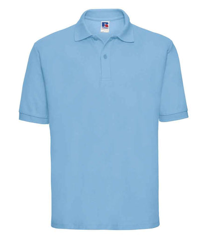 Russell Poly/Cotton Piqué Polo Shirt - Sky Blue (539M)