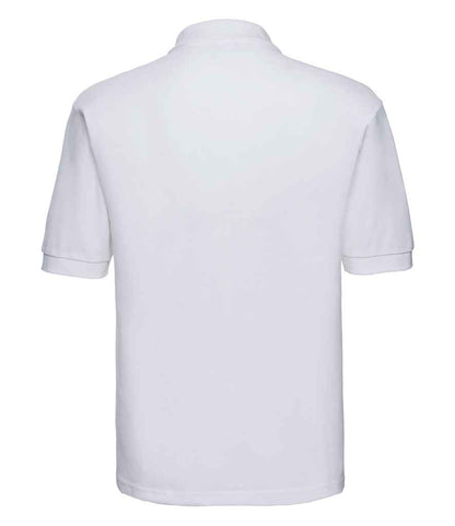 Russell Poly/Cotton Piqué Polo Shirt - White (539M)