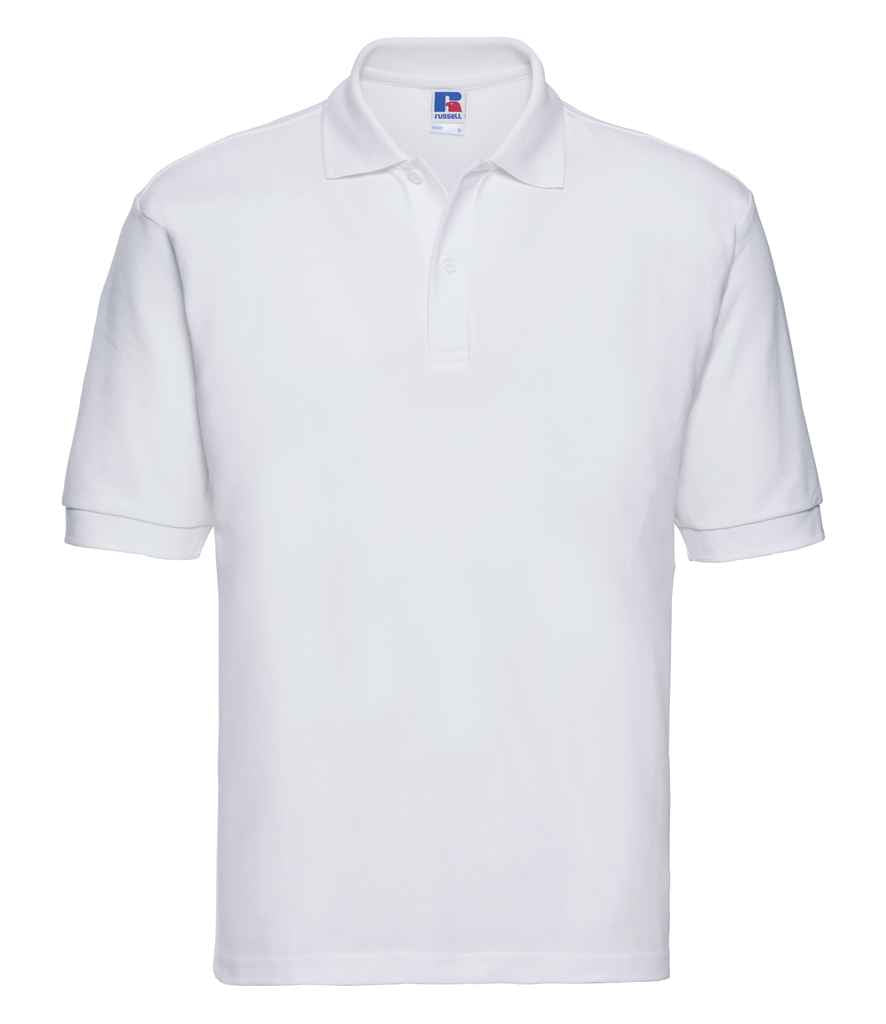 Russell Poly/Cotton Piqué Polo Shirt - White (539M)