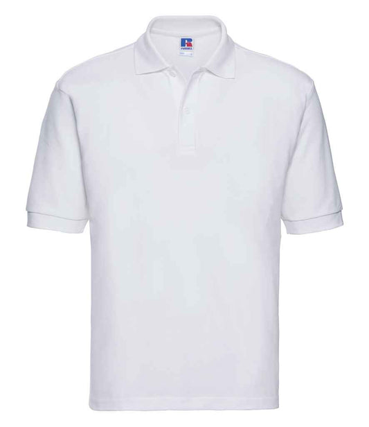 Russell Poly/Cotton Piqué Polo Shirt - White (539M)