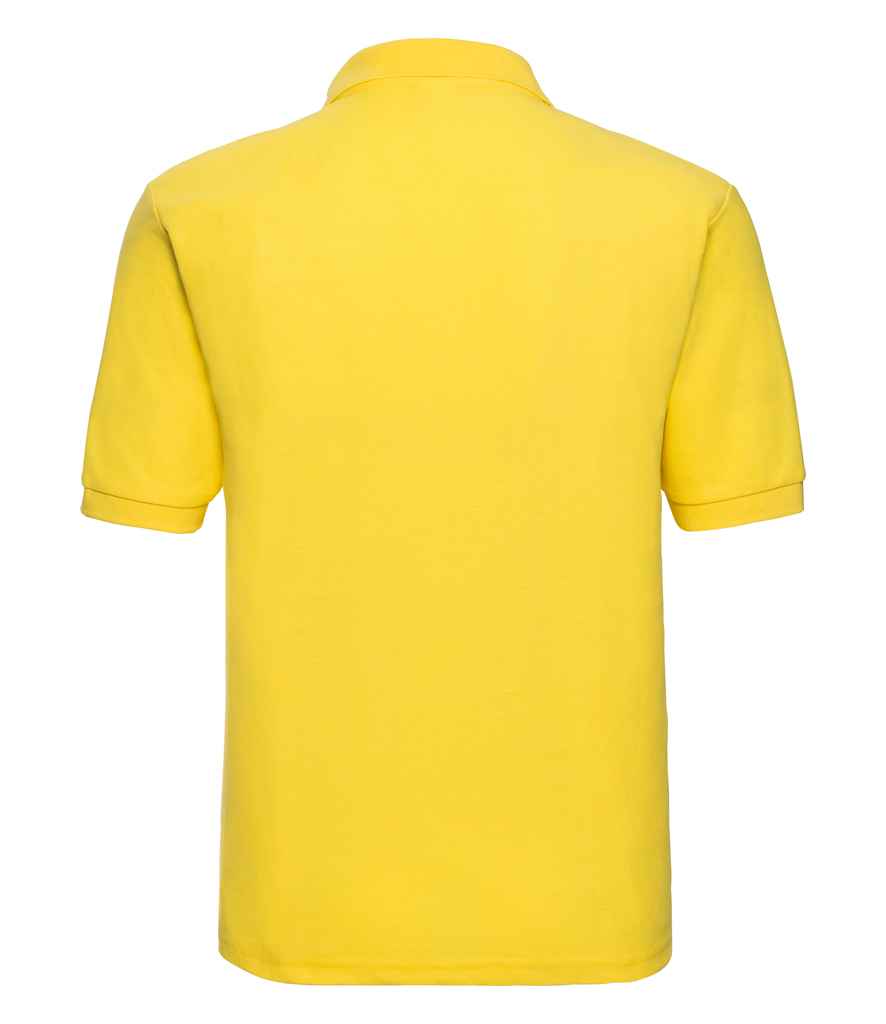 Russell Poly/Cotton Piqué Polo Shirt - Yellow (539M)