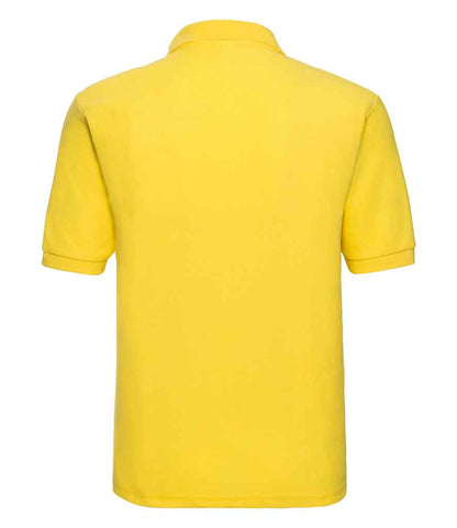 Russell Poly/Cotton Piqué Polo Shirt - Yellow (539M)