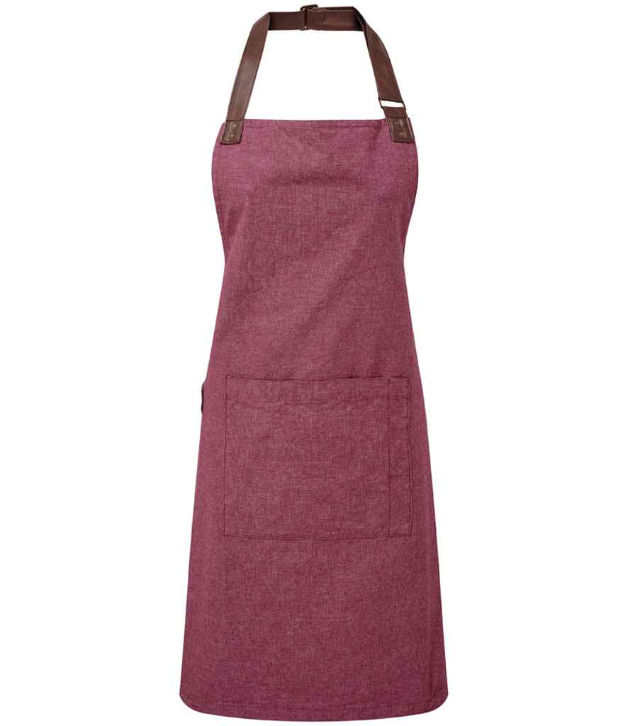 Premier Annex Oxford Bib Apron - FRONT