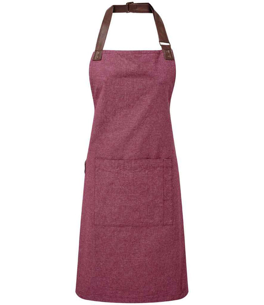 Premier Annex Oxford Bib Apron - FRONT