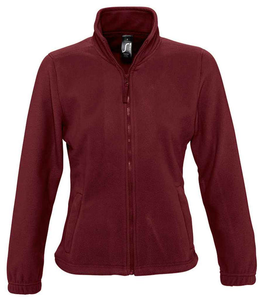 SOL'S SOL'S Ladies North Fleece Jacket - Burgundy (54500)