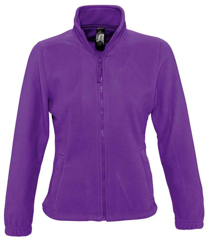 SOL'S SOL'S Ladies North Fleece Jacket - Dark Purple (54500)