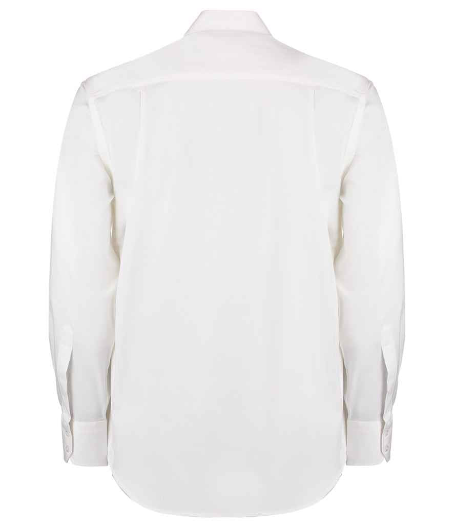 Kustom Kit Premium Long Sleeve Classic Fit Oxford Shirt - BACK