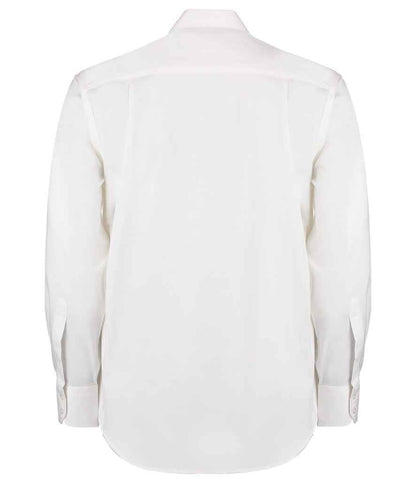 Kustom Kit Premium Long Sleeve Classic Fit Oxford Shirt - BACK