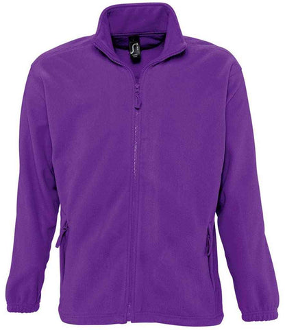SOL'S SOL'S North Fleece Jacket - Dark Purple (55000)