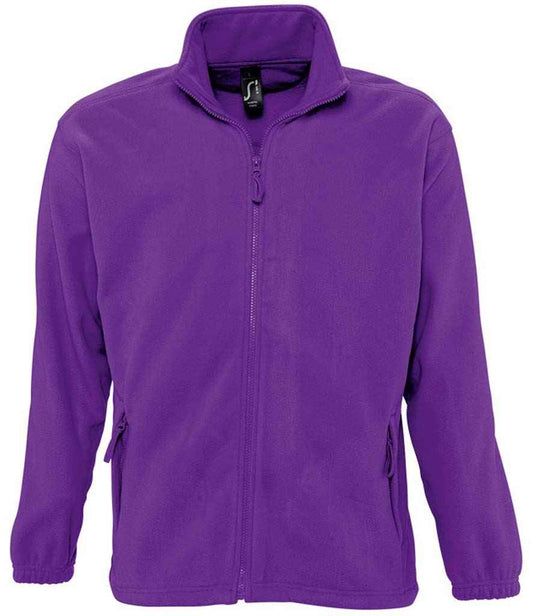 SOL'S SOL'S North Fleece Jacket - Dark Purple (55000)