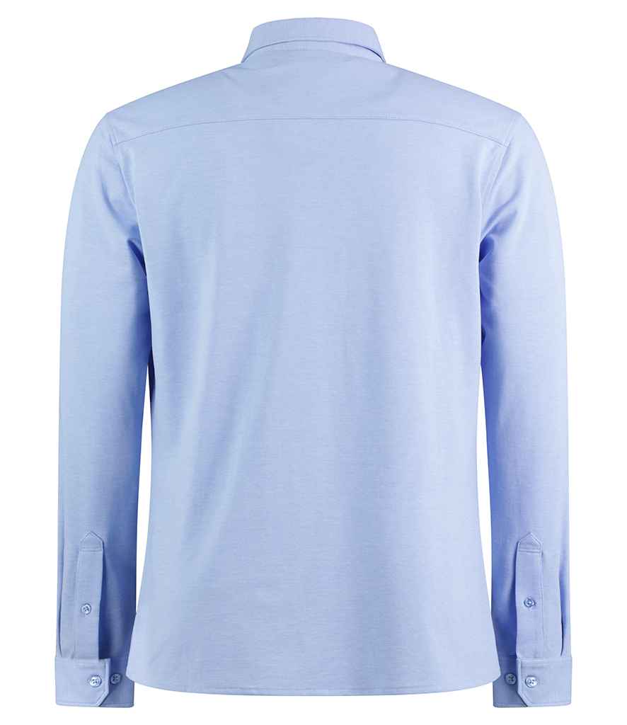 Kustom Kit Long Sleeve Superwash® 60°C Piqué Shirt - BACK