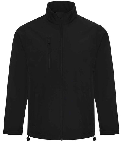 Pro RTX Pro Three Layer Soft Shell Jacket - Black - front