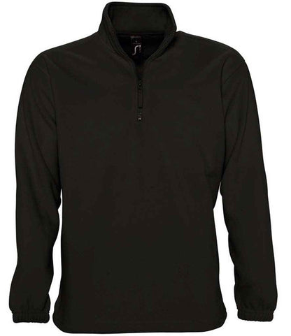 SOL'S SOL'S Ness Zip Neck Fleece - Black (56000)