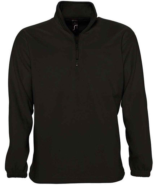 SOL'S SOL'S Ness Zip Neck Fleece - Black (56000)