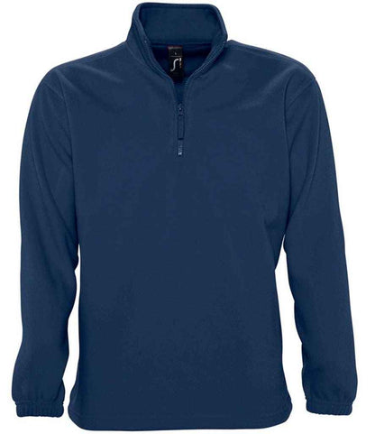 SOL'S SOL'S Ness Zip Neck Fleece - Navy (56000)