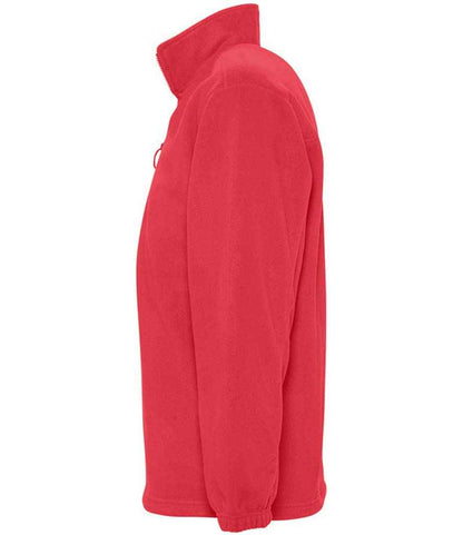 SOL'S SOL'S Ness Zip Neck Fleece - Red (56000)