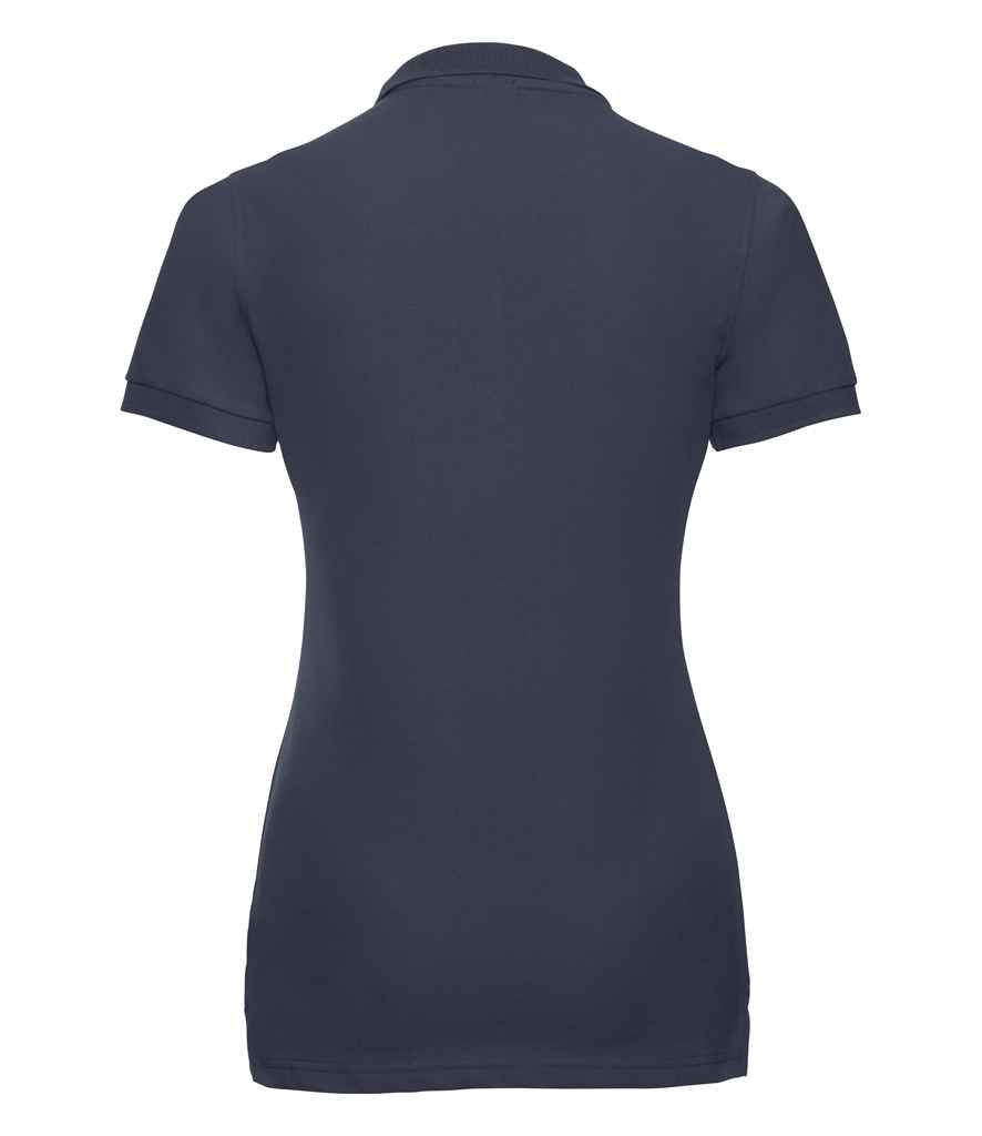 Russell Ladies Stretch Piqué Polo Shirt - French Navy (566F)