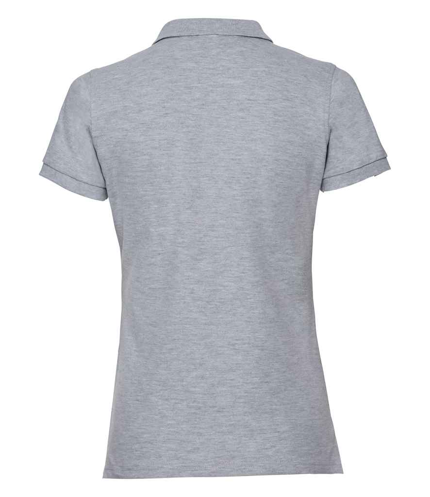 Russell Ladies Stretch Piqué Polo Shirt - Light Oxford (566F)