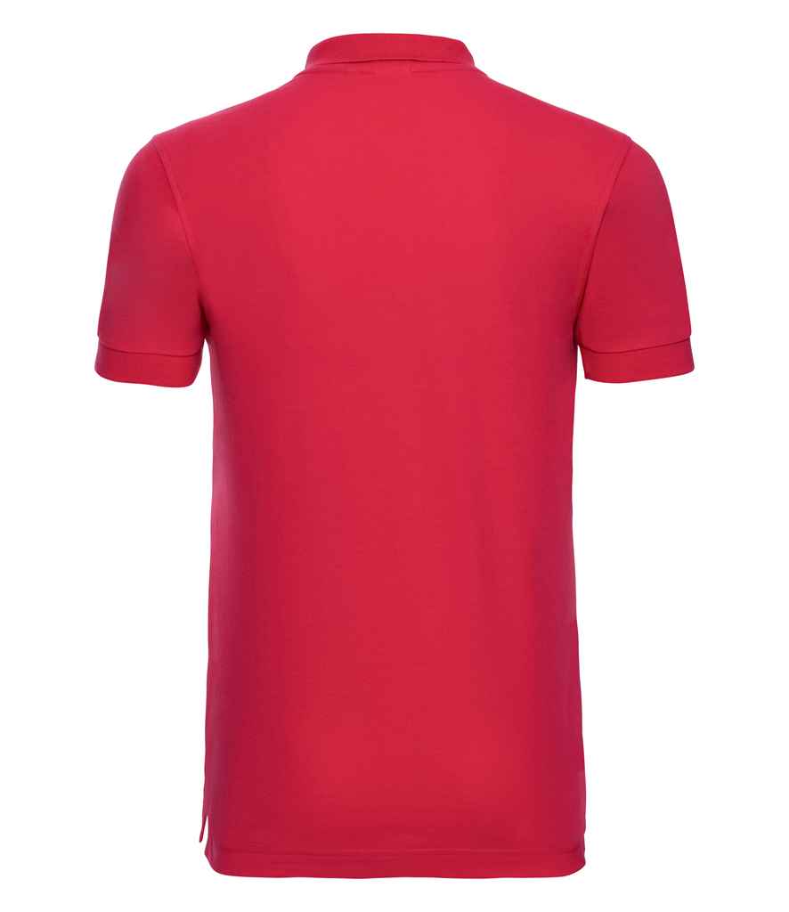 Russell Stretch Piqué Polo Shirt - Classic Red (566M)