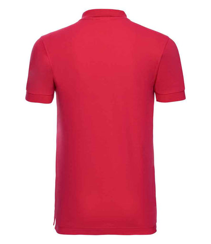 Russell Stretch Piqué Polo Shirt - Classic Red (566M)