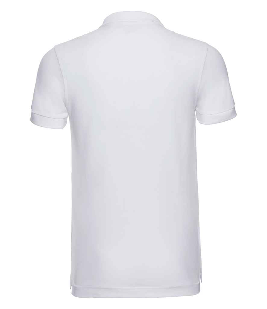 Russell Stretch Piqué Polo Shirt - White (566M)